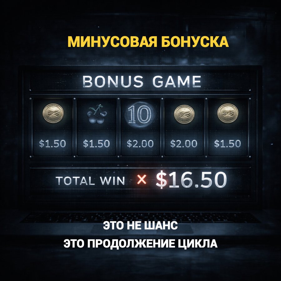 Минусовая бонусная игра 4 scatter
