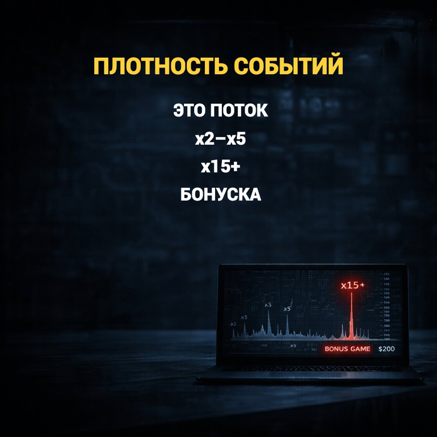 Плотность событий ОНЛАЙН КАЗИНО