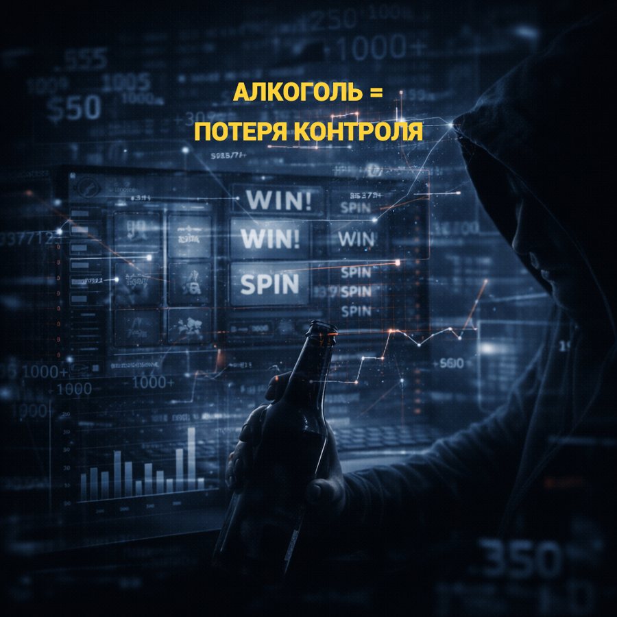 АЛКОГОЛЬ И ИГРА В СЛОТЫ