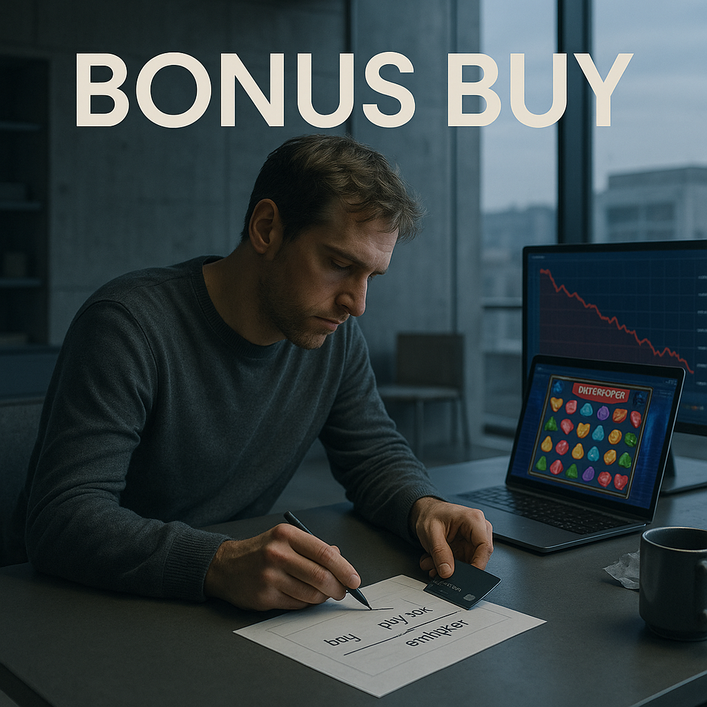 Bonus buy as a fixed-price shortcut that speeds through variance, turning play into cold, exhausting data