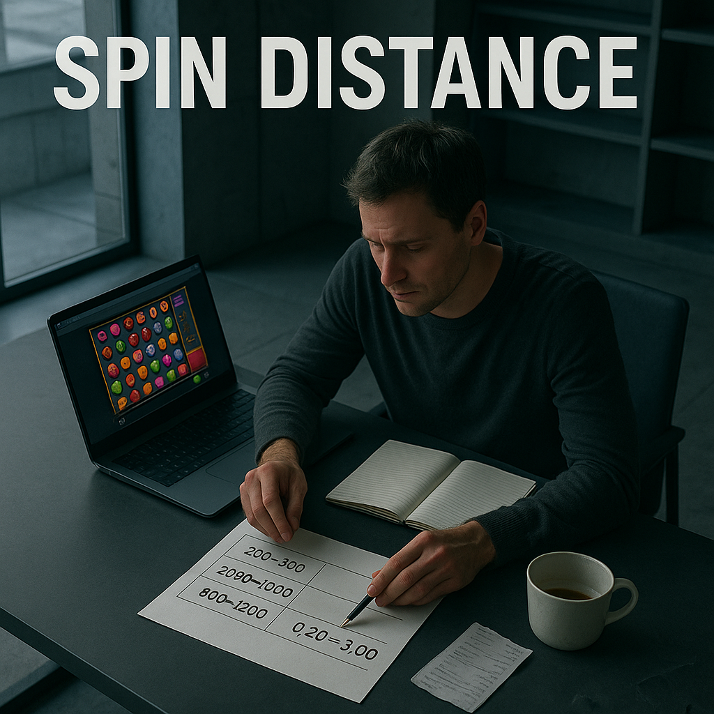 Spin distance turns a small bet into a costly bankroll plan when long gaps and raised stakes hit