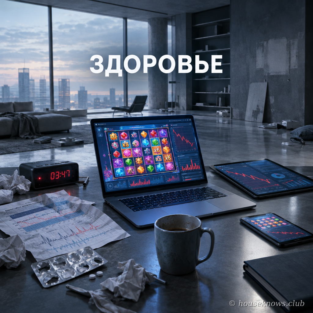 Здоровье как невозвратная ставка: слот светится, а вокруг остаются недосып, тревога и выгорание
