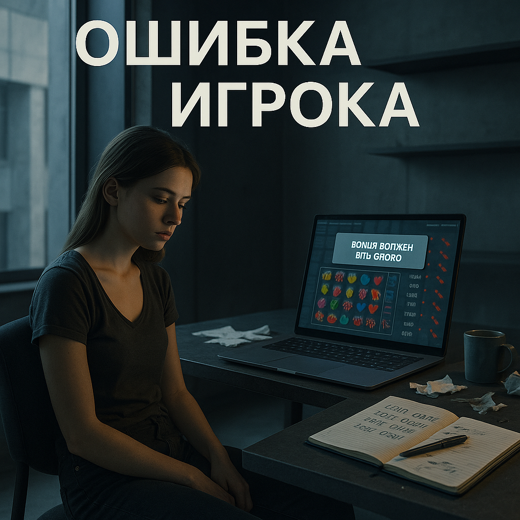 Ошибка игрока: вера в то, что после серии пустых спинов слот «должен занести», хотя случайность не помнит прошлое