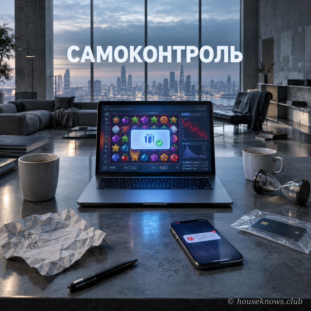 Самоконтроль как пауза между бонусом и ставкой, когда рука уже тянется играть, но стол хранит отказ