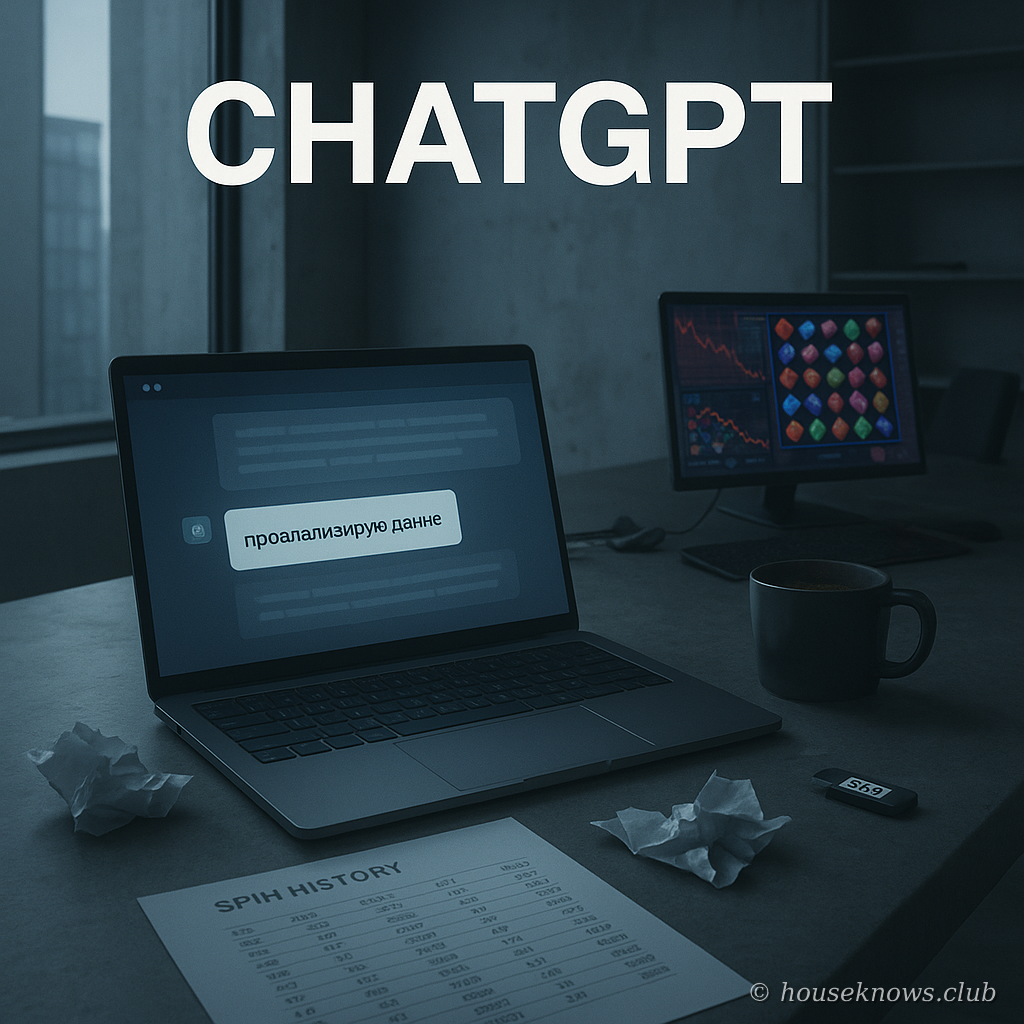 Как выглядит анализ ставок, когда ChatGPT вместо твоих данных выдаёт усреднённые ответы и оговорки