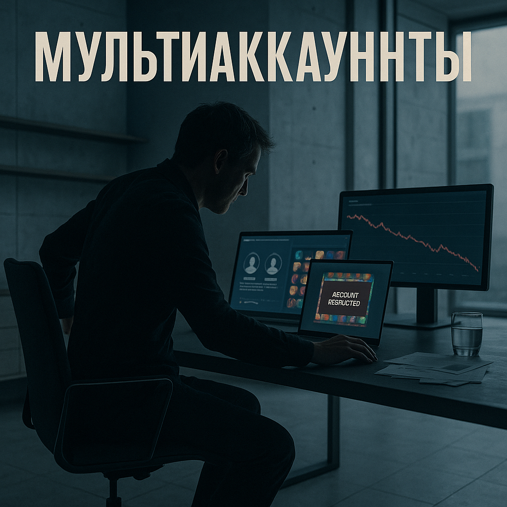 Мультиаккаунты как попытка поймать новичковую удачу, которую казино обрывает блокировкой и проверкой