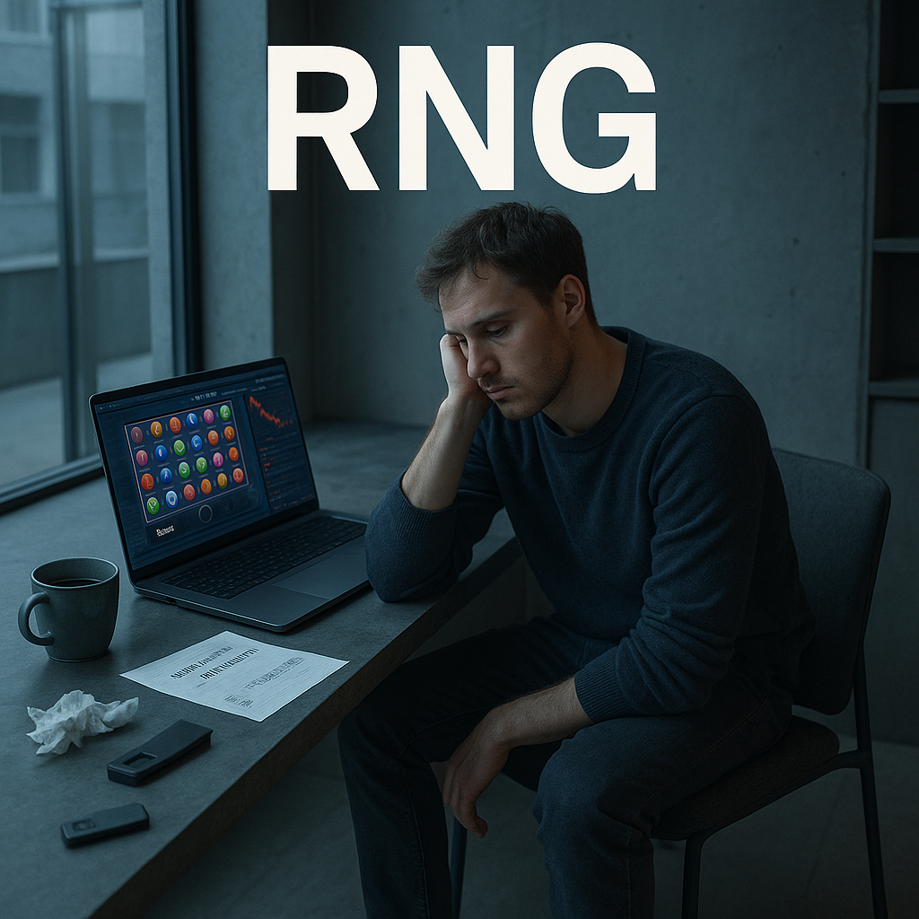 RNG decides the spin before the reels move, leaving the player with only distance stats like RTP and bonus frequency