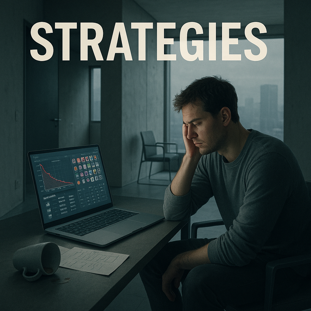 Real slot strategy as a drained room where only distance, tails, and payout classes are left to read
