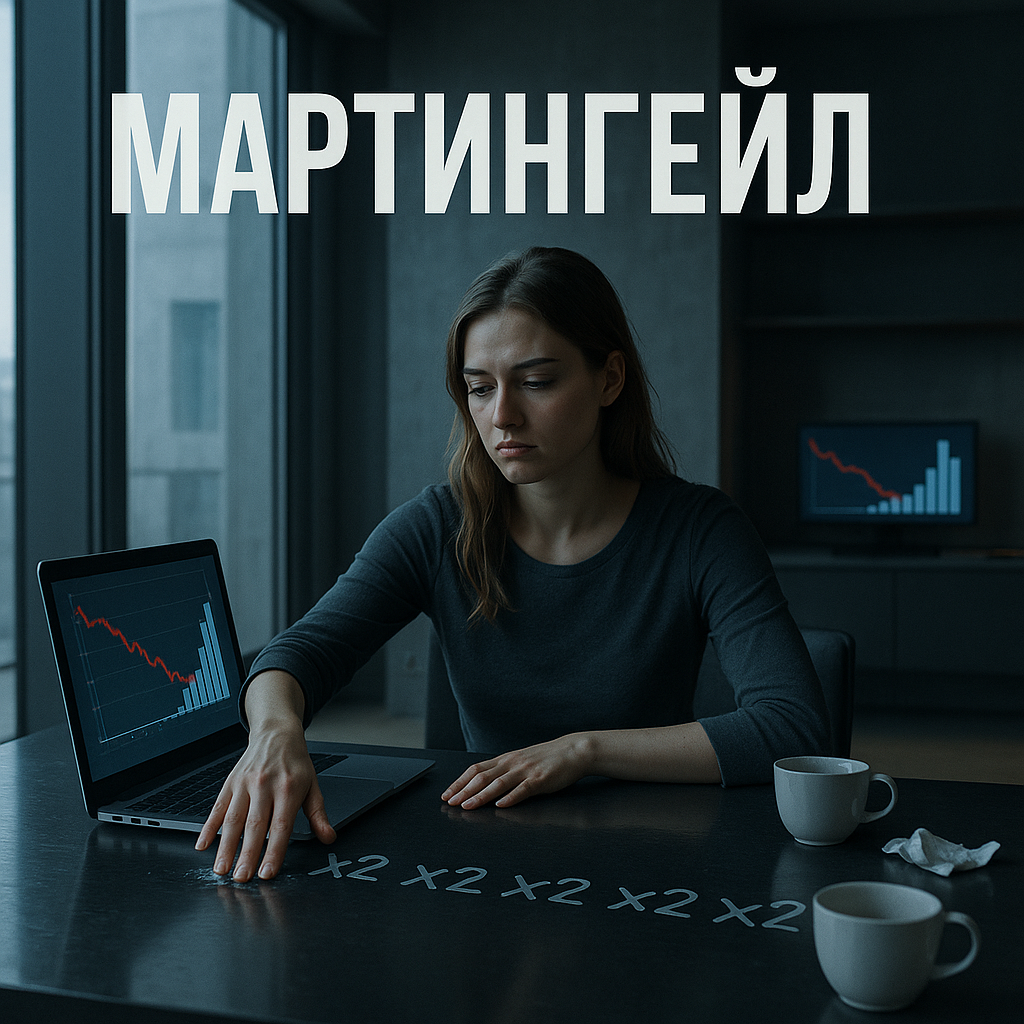 Мартингейл как иллюзия контроля: ставка растёт, а данные на экране показывают неизбежный предел банкролла