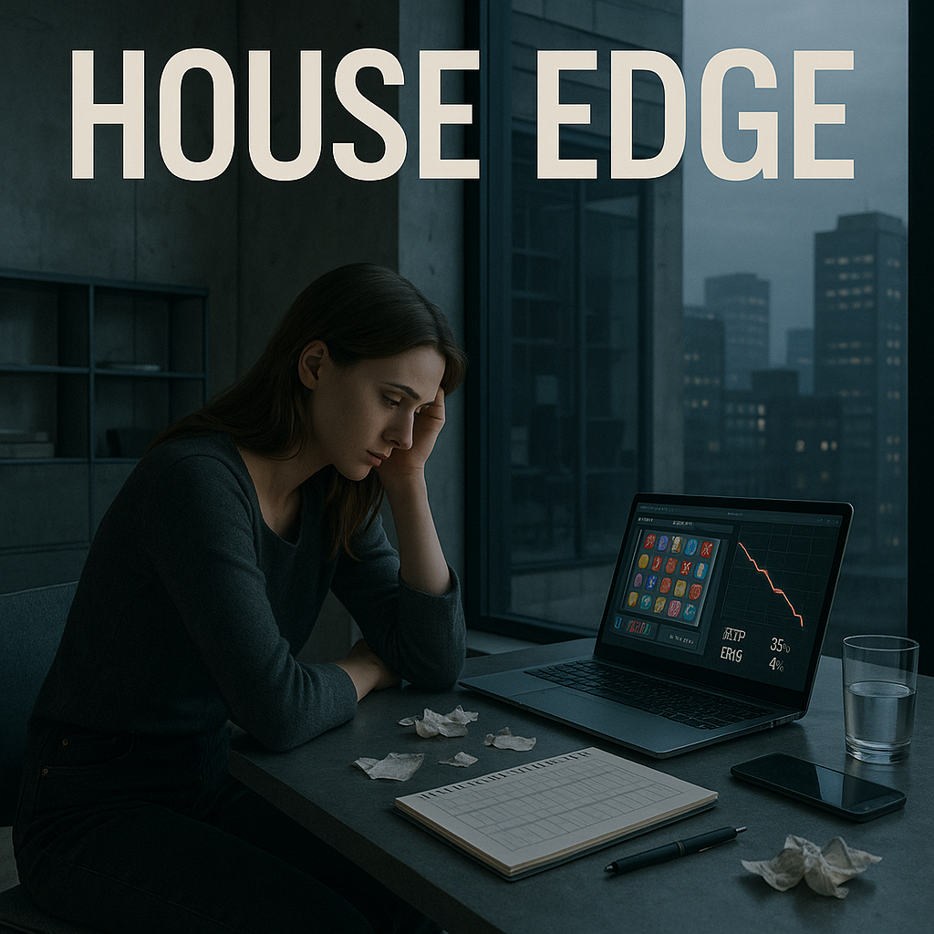House edge as inevitable math: the longer the distance, the clearer the edge eats the bankroll