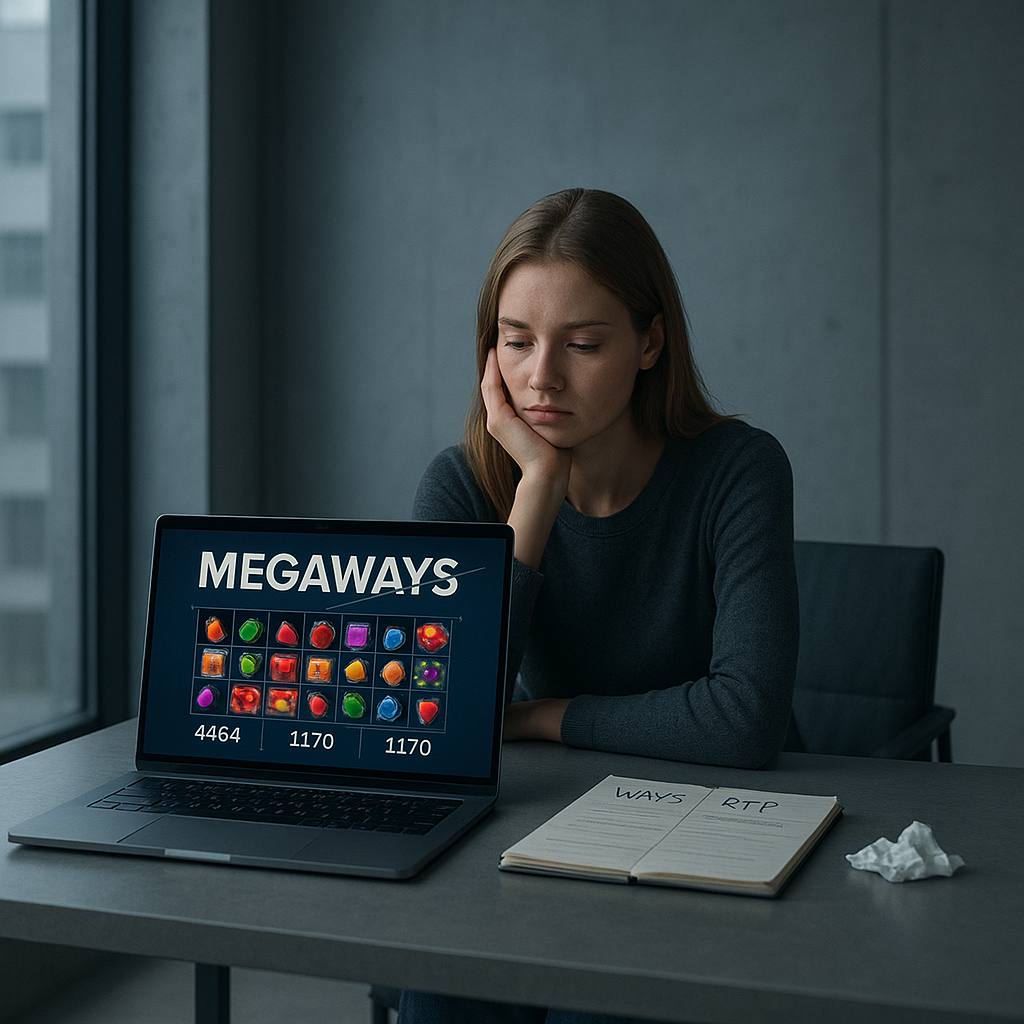 Megaways as a seductive ways counter that hides the same RTP and higher volatility behind the screen