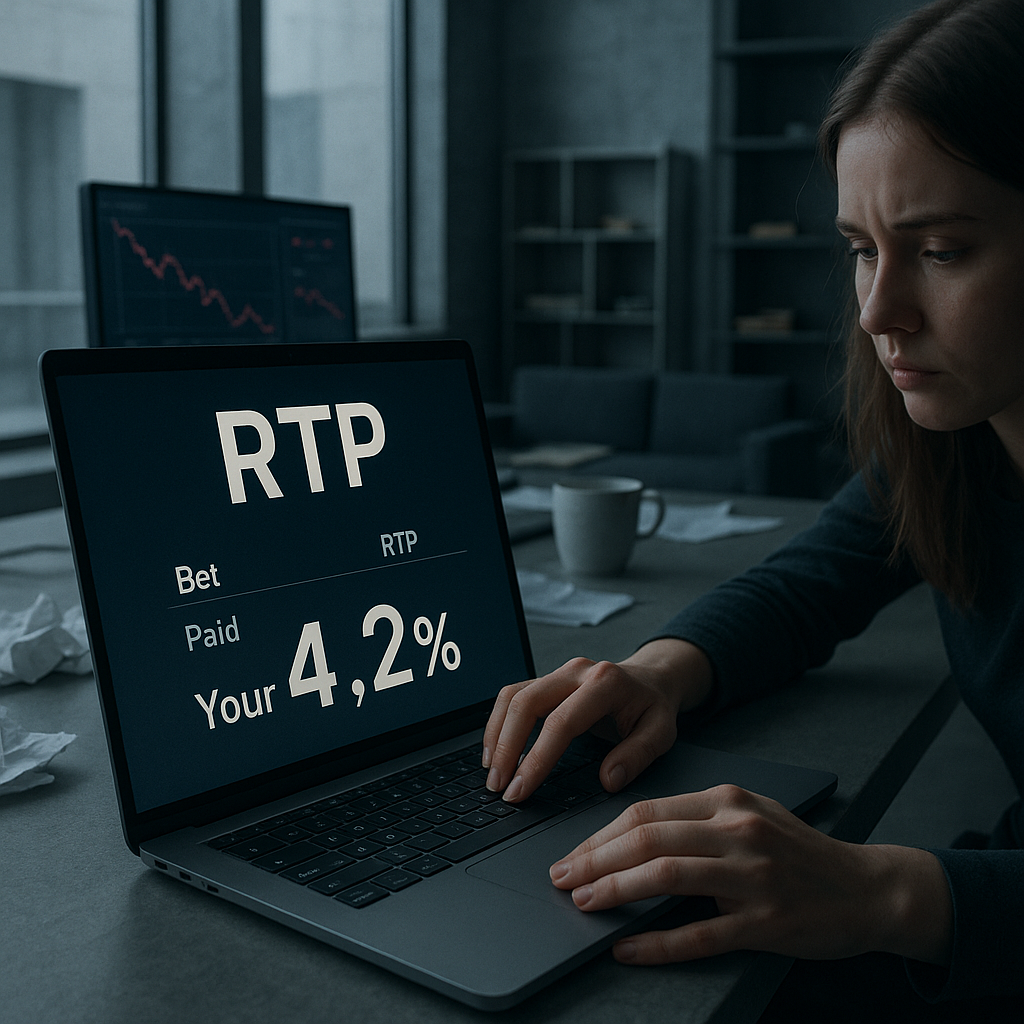 RTP stops being a promise when your own history shows the gap between the average and a single session