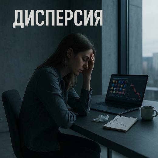 Дисперсия как рваный путь результатов: короткая сессия выглядит «закономерностью», пока дистанция не всё расставит