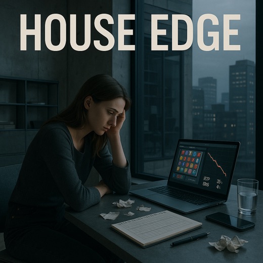 House edge as inevitable math: the longer the distance, the clearer the edge eats the bankroll